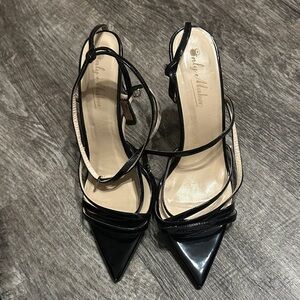 Elegant Black Strappy Heels